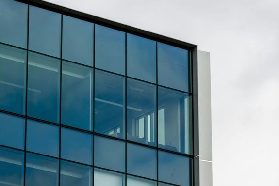 Glass Window of a Building