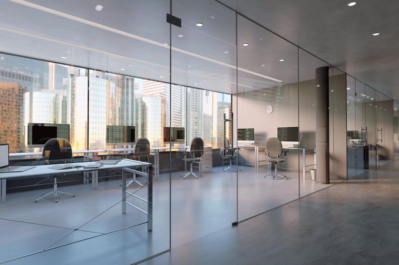 interior glass wall